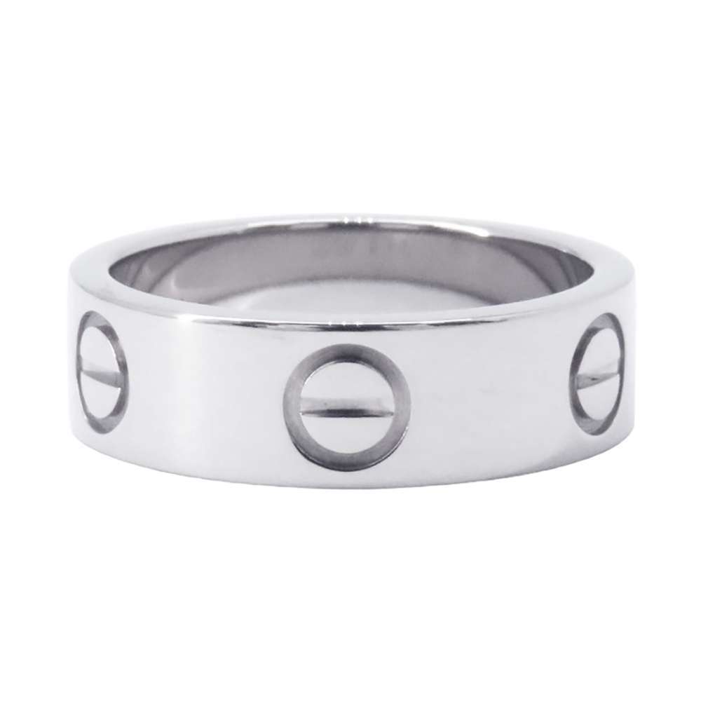 Cartier Ring Love White Gold Ring Cartier LOVE Jewelry Ring - Picture 3 of 5